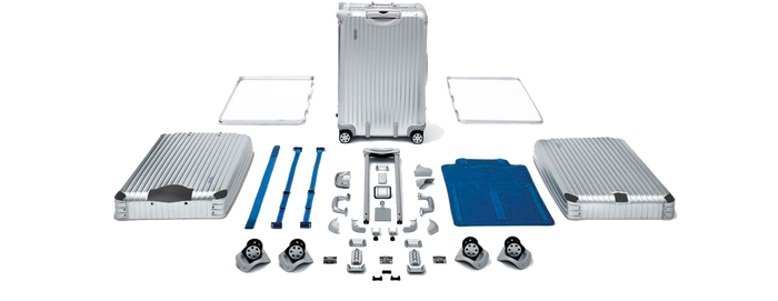 Reparation af RIMOWA kufferter