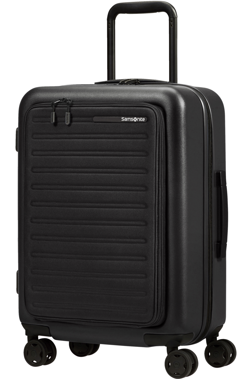 Samsonite Stackd Spinner 55cm Cabin Suitcase w. Front Pocket