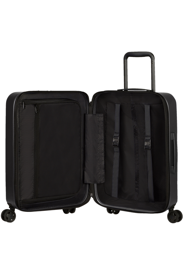 Samsonite Stackd Spinner 55cm Kabine Kuffert m. Frontlomme