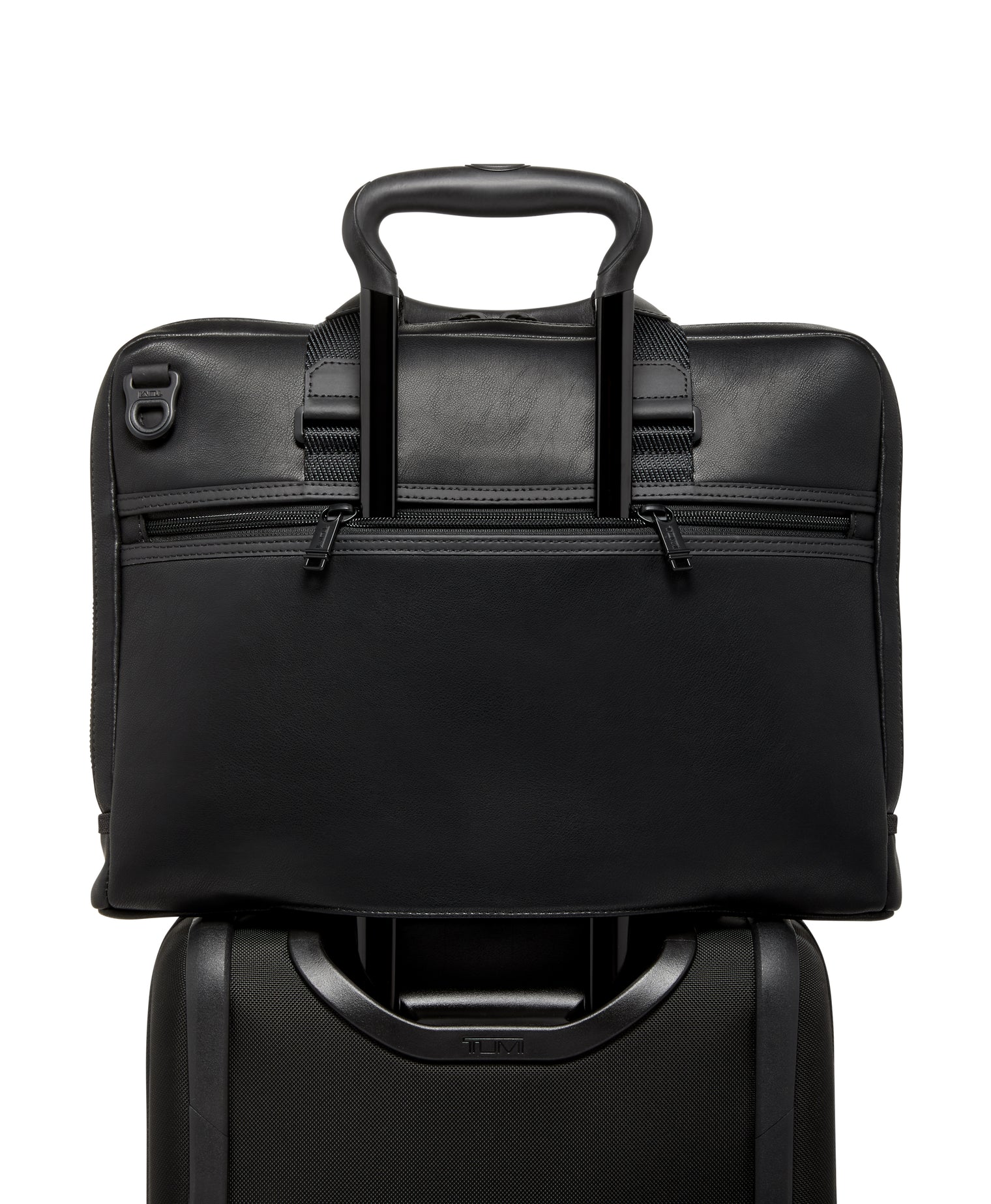 TUMI Alpha Bravo Academy Brief Black Leather