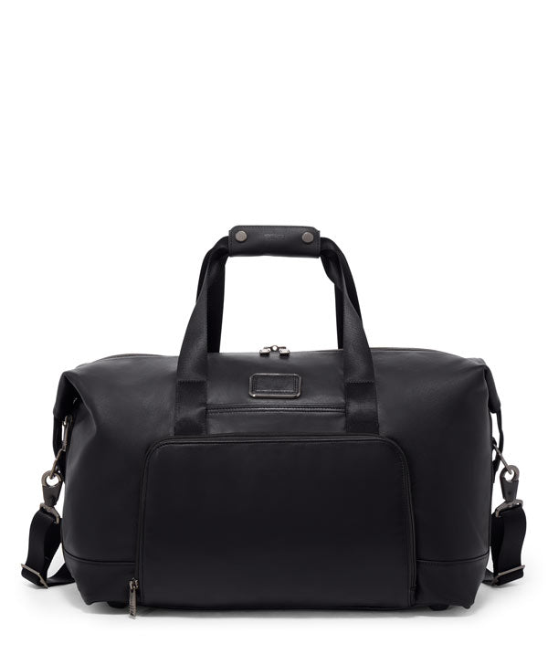 TUMI Alpha Double Expansion Travel Satchel Leather
