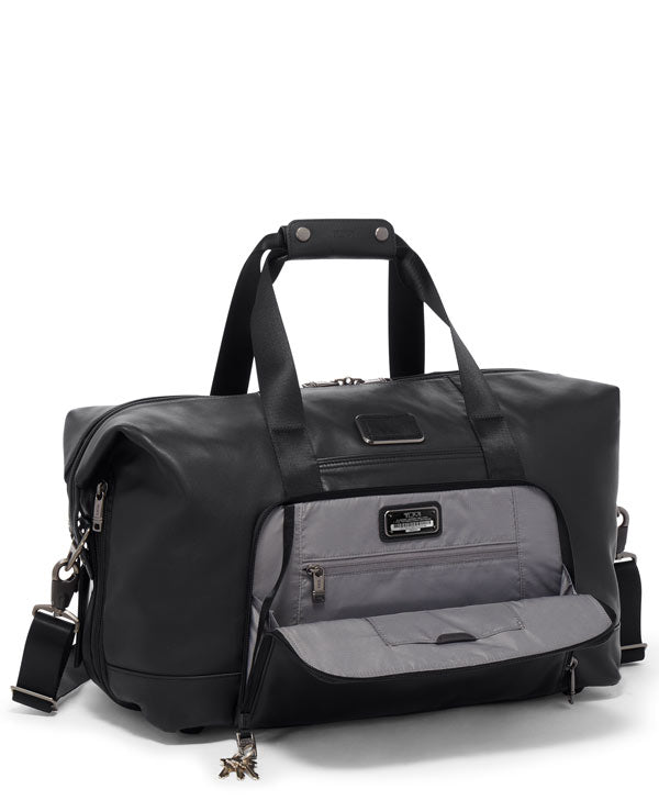 TUMI Alpha Double Expansion Travel Satchel Leather