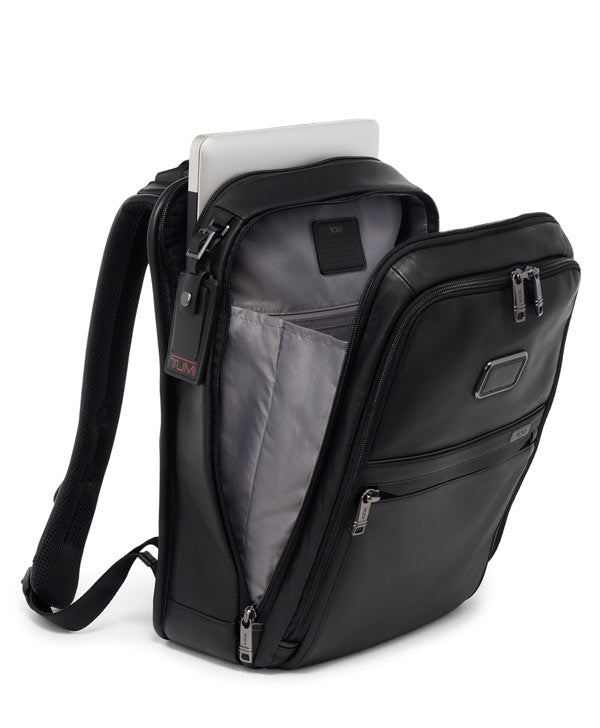 TUMI Alpha 3 Slim Backpack Leather