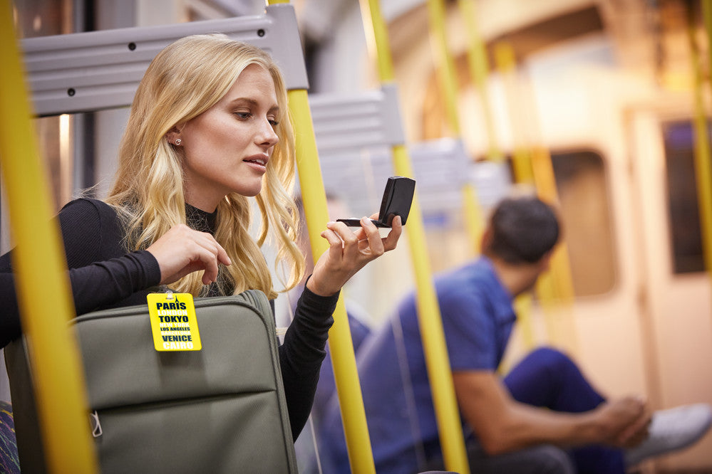 Tag Me navneskilt til kuffert (Mønstret)