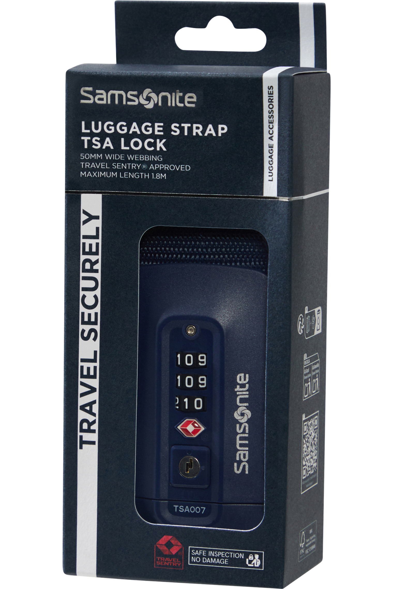 Samsonite Luggage Strap TSA Lock