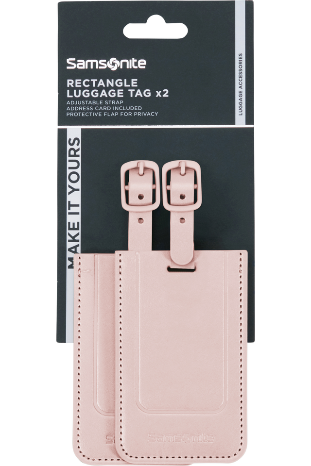 Samsonite Rectangle Luggage Tag x2