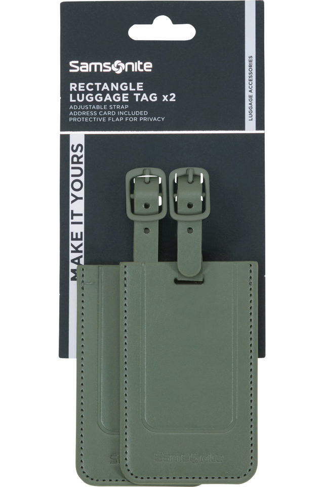 Samsonite Rectangle Luggage Tag x2