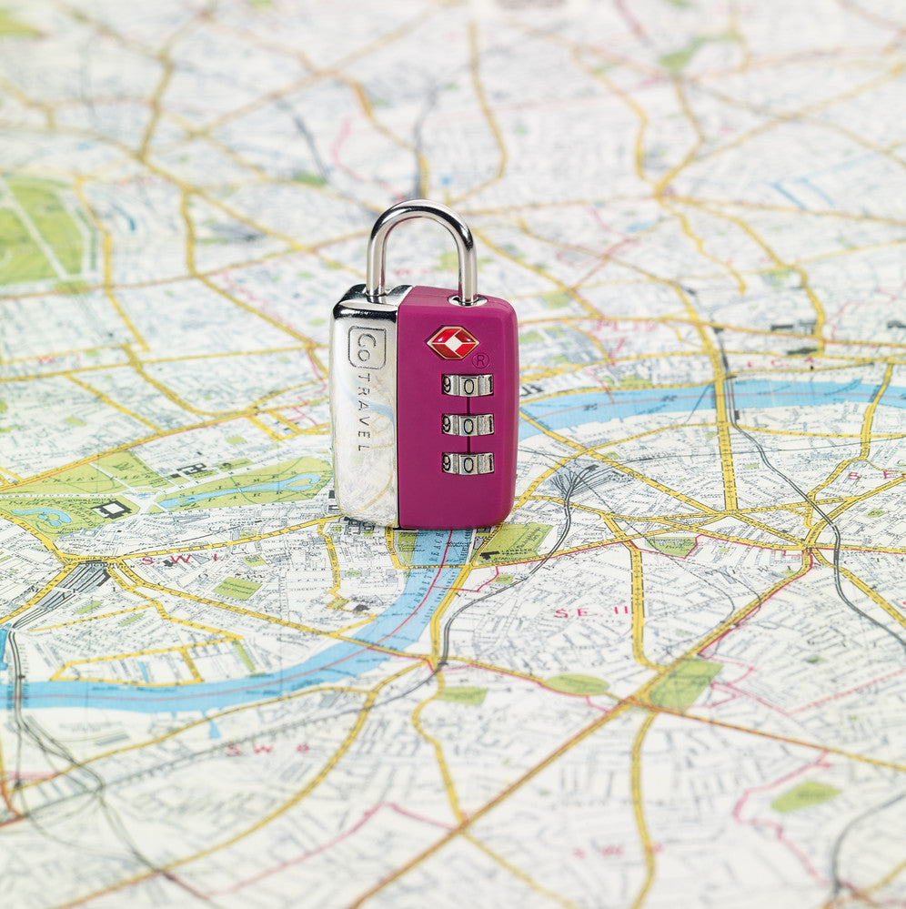 TSA Combi Padlock Kodelås