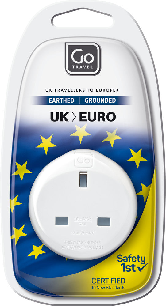 Go Travel UK to EU Adapter