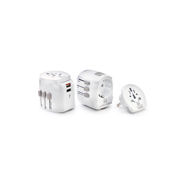 Go Travel Worldwide Adapter + USB