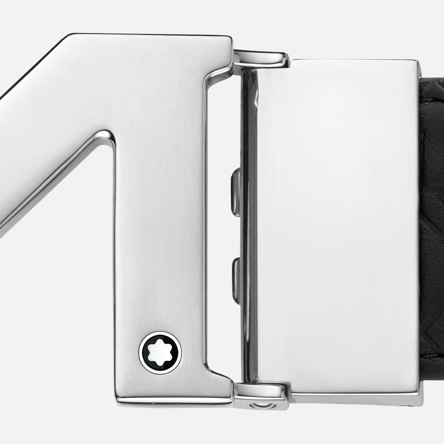 MONTBLANC M BUCKLE BLACK/BLUE 35 MM REVERSIBLE LEATHER BELT