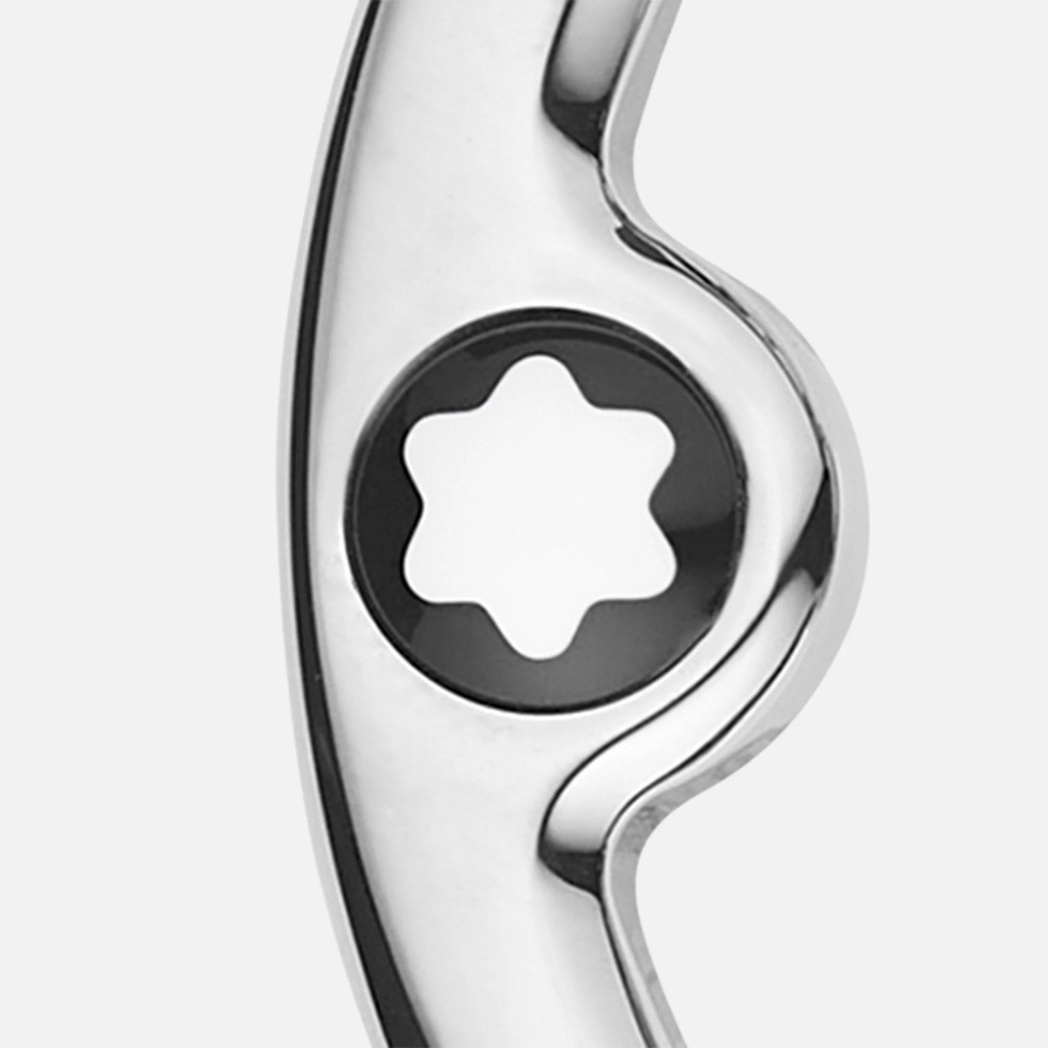 MONTBLANC HORSESHOE BUCKLE MASTIC/BLACK 35MM REVERSIBLE LEATHER BELT