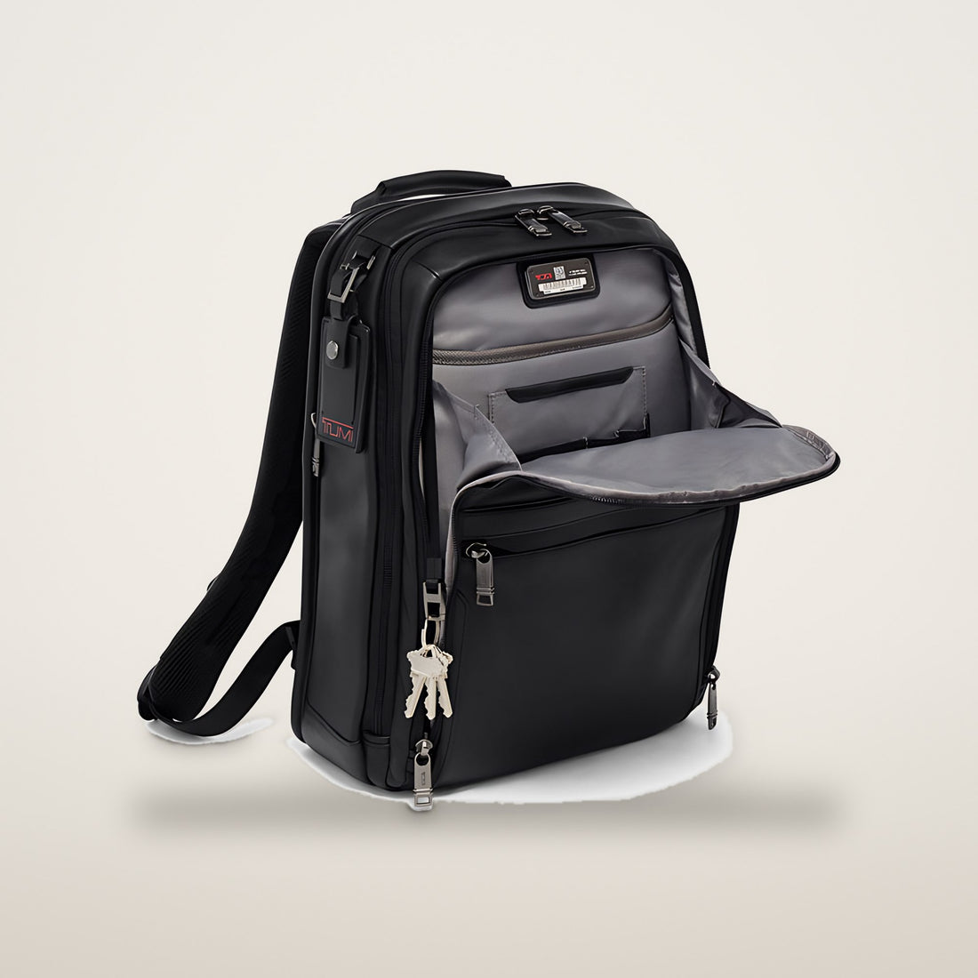 TUMI Alpha 3 Slim Backpack Leather
