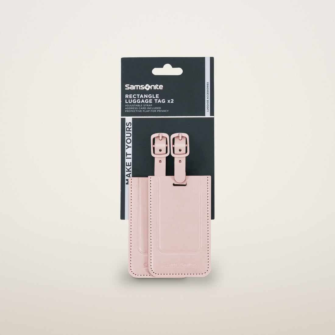 Samsonite Rectangle Luggage Tag x2
