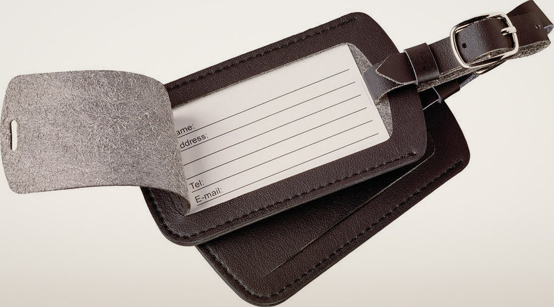 Luggage Labels Sort (2 stk)