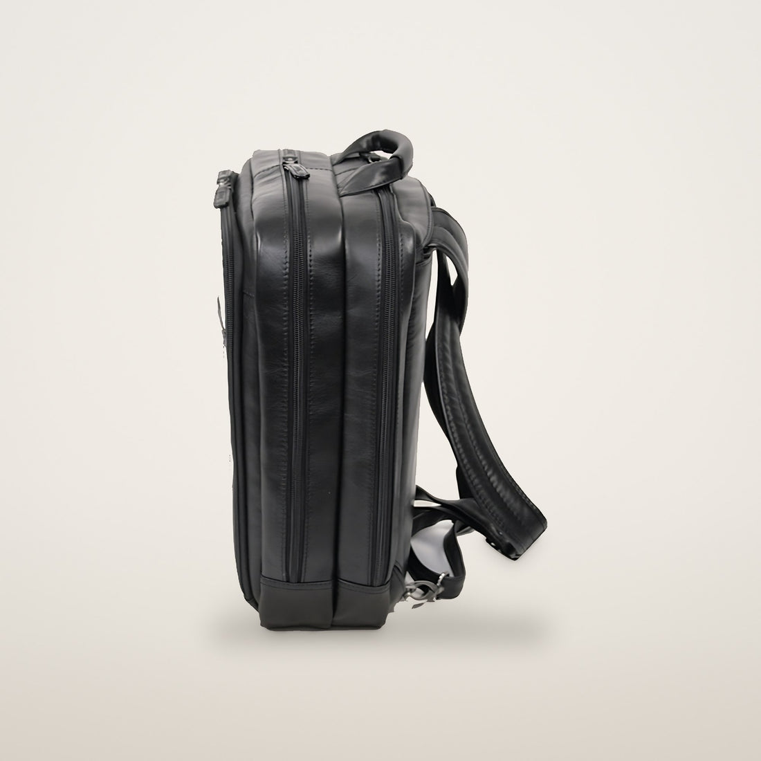 KKDK Laptop Backpack in soft calfskin with 3 divided compartments