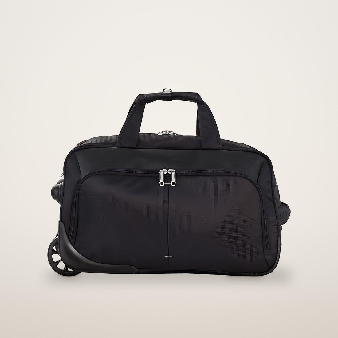 KKDK Black Duffle Bag on wheels