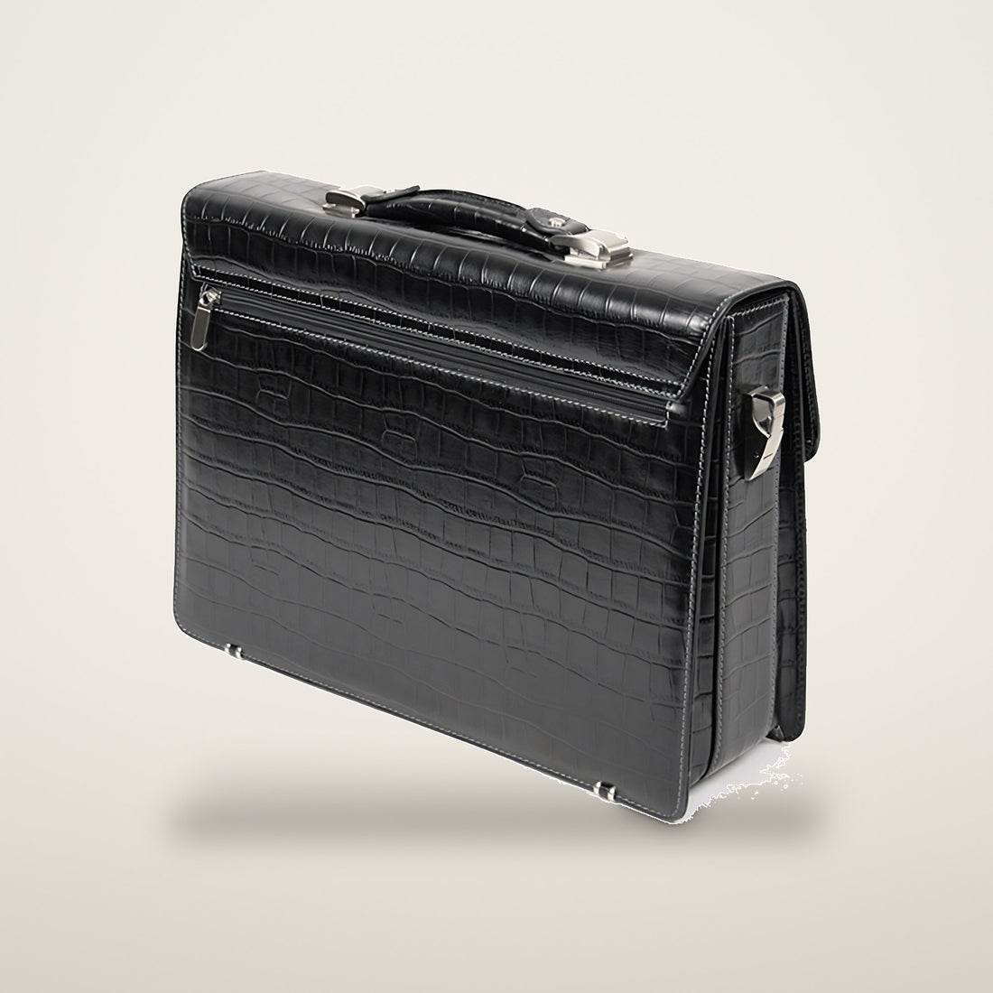 KKDK Briefcase Croco Leather