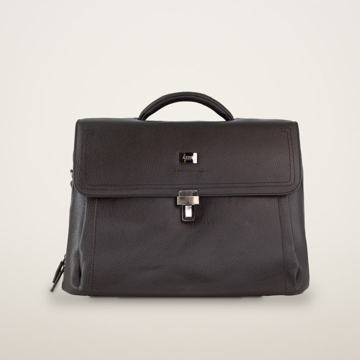 KKDK Executive Large Leather Computer Bag LR04