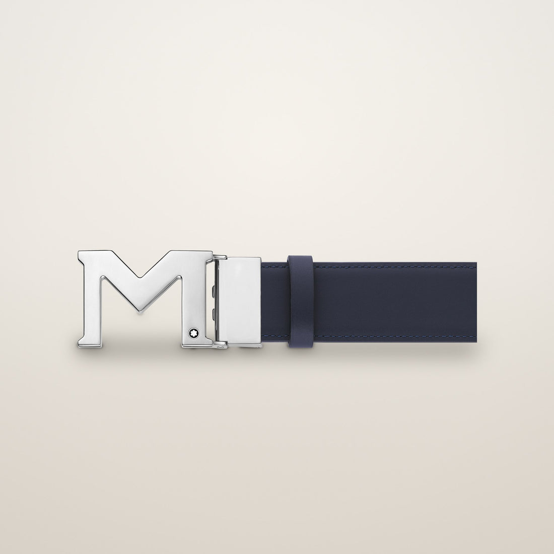 MONTBLANC M BUCKLE BLUE 35 MM REVERSIBLE BELT