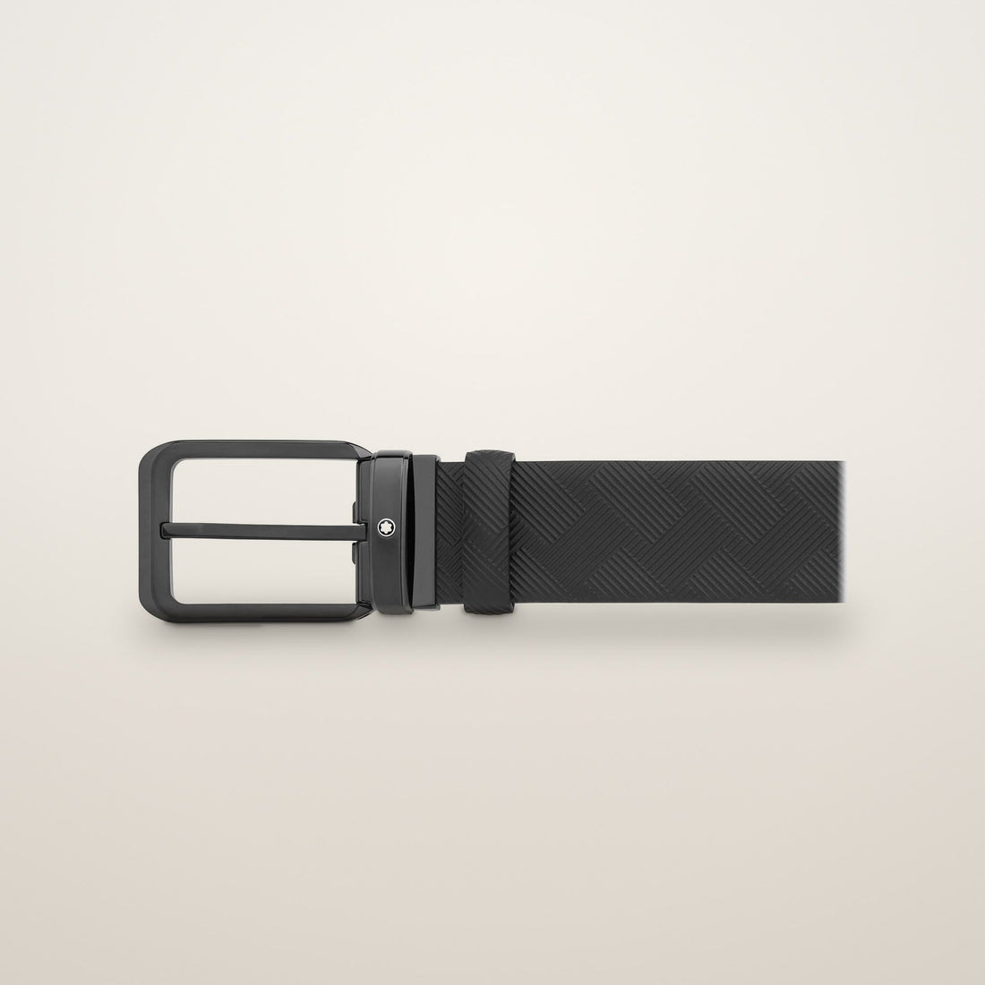 MONTBLANC BLACK 35 MM REVERSIBLE LEATHER BELT