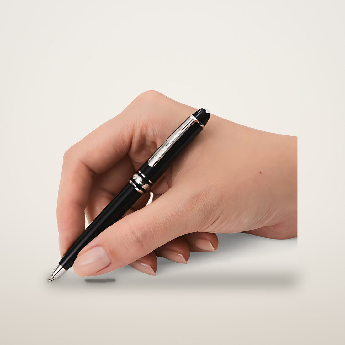 Montblanc Meisterstück Platinum-Coated Homage to W.A. Mozart Ballpoint Pen (Small size)
