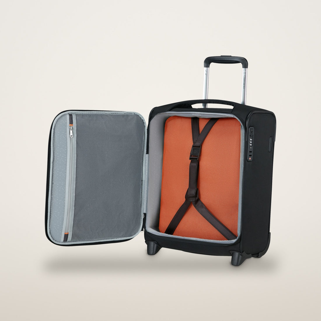 Samsonite Re-Lite Underseater kabinekuffert i farven Black