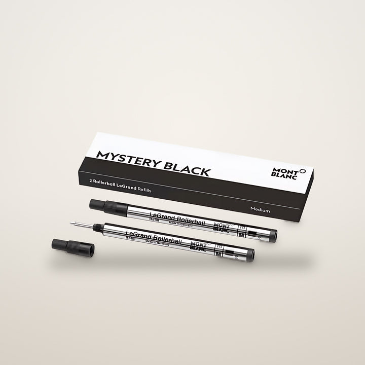 Montblanc 2 Rollerball LeGrand Refills, Fine, Mystery Black