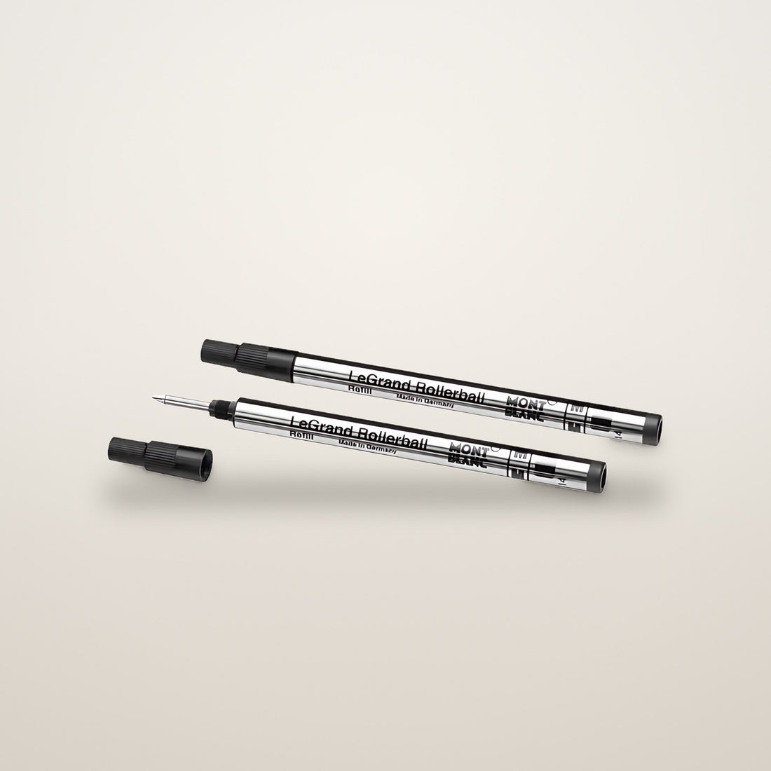 Montblanc 2 Rollerball LeGrand Refills, Broad, Mystery Black