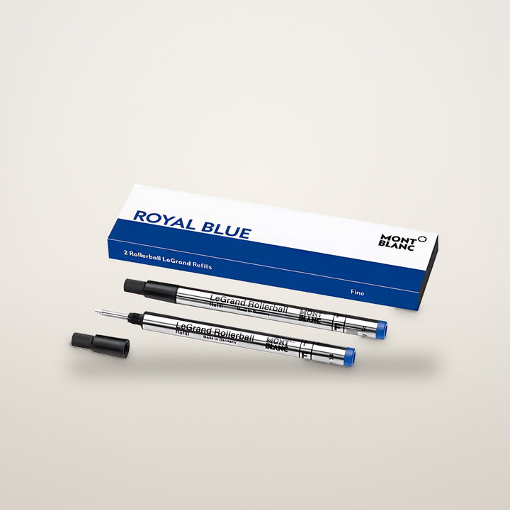 Montblanc 2 Rollerball LeGrand Refills, Fine, Royal Blue