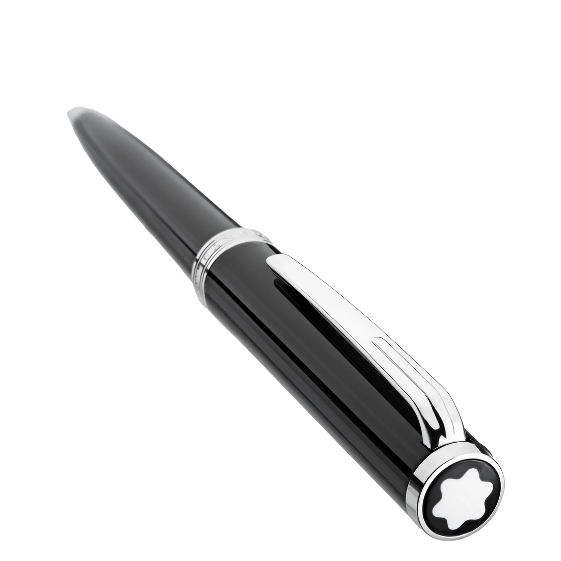 Montblanc PIX Black Ballpoint Pen cap detail