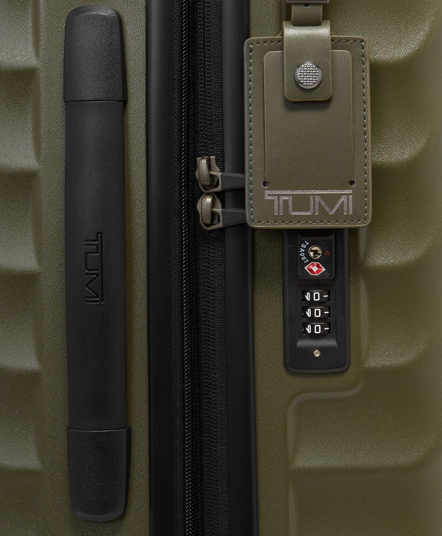 TUMI 19 Degree Expandable Cabin Olive Texture open interior