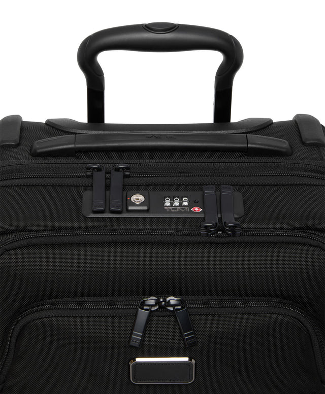 TUMI Alpha Office Expandable Cabin Black open interior