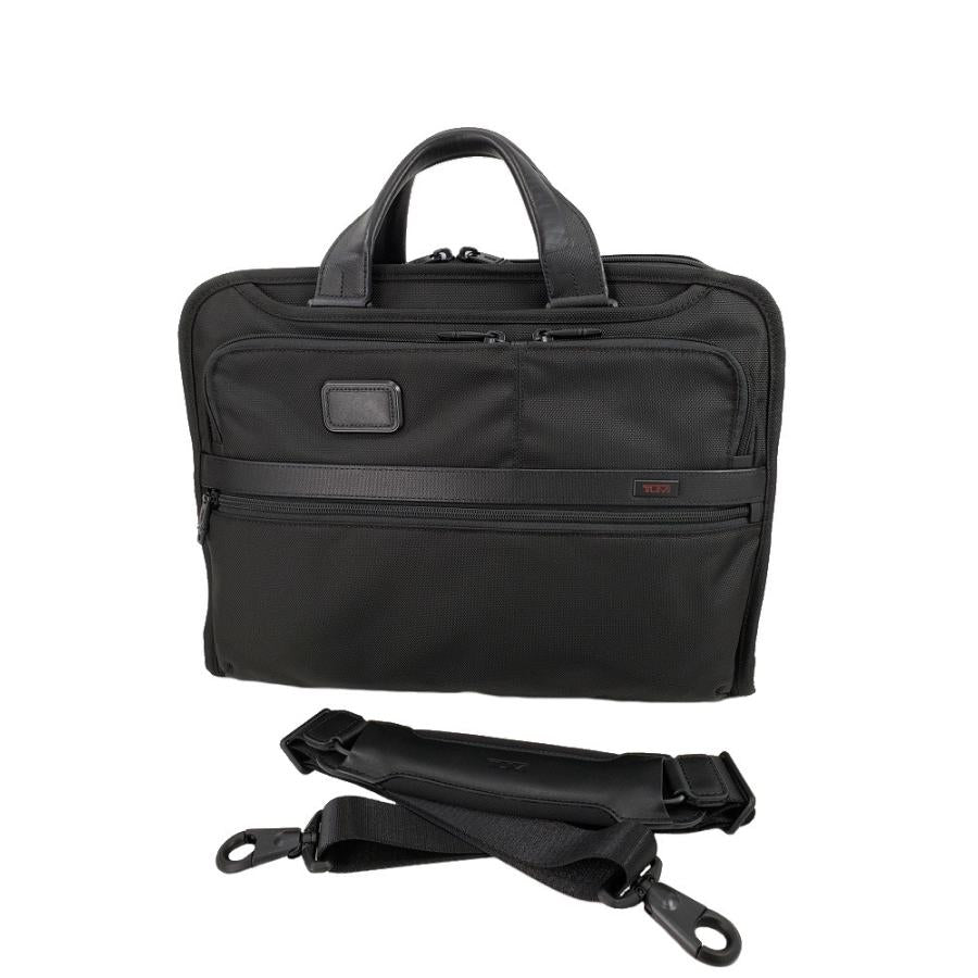 TUMI Alpha 2 Organizer Portfolio Brief 26108D2 sort med skulderrem