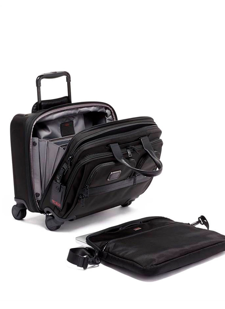 Tumi Alpha 3 Deluxe 4 Wheeled Laptop Case Brief