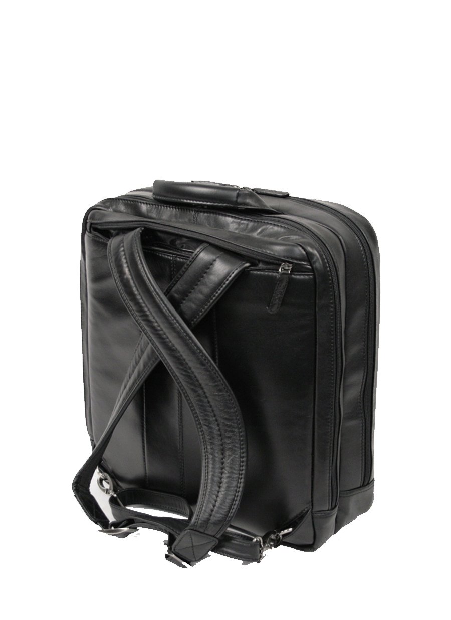 KKDK Laptop Rygsæk i blødt kalveskind med 3 inddelte rum