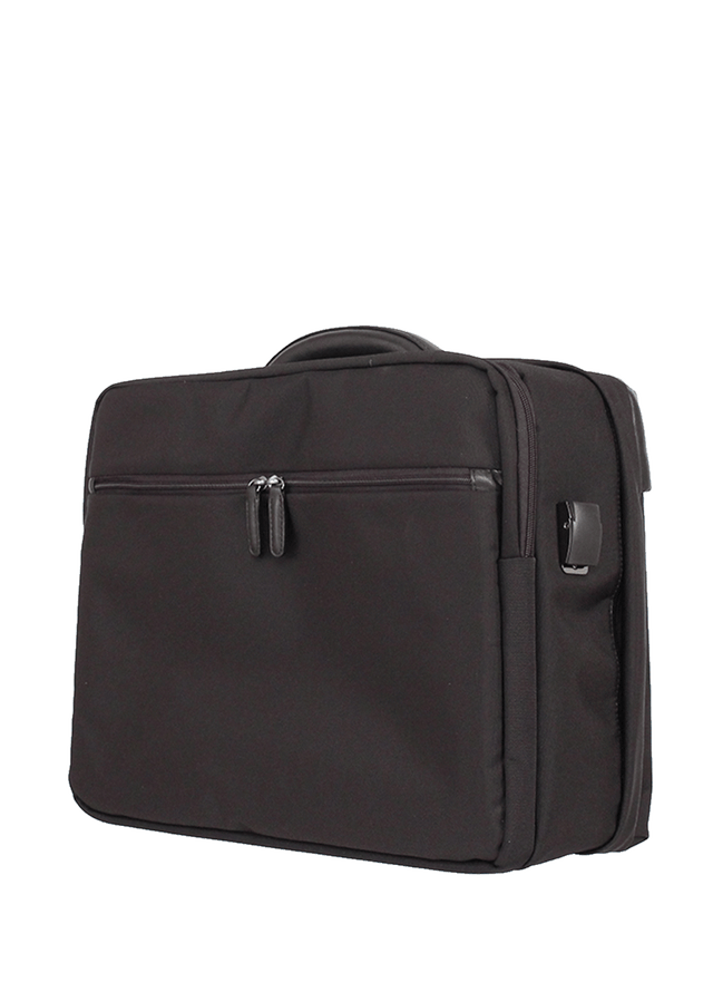 COX Laptop Briefcase Nylon Mellem