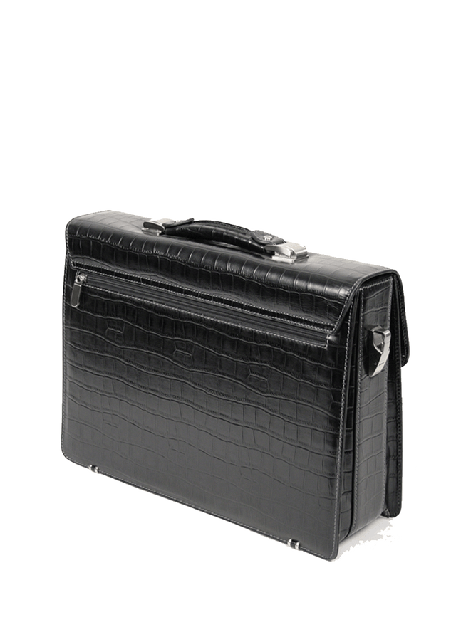 KKDK Briefcase Croco Leather