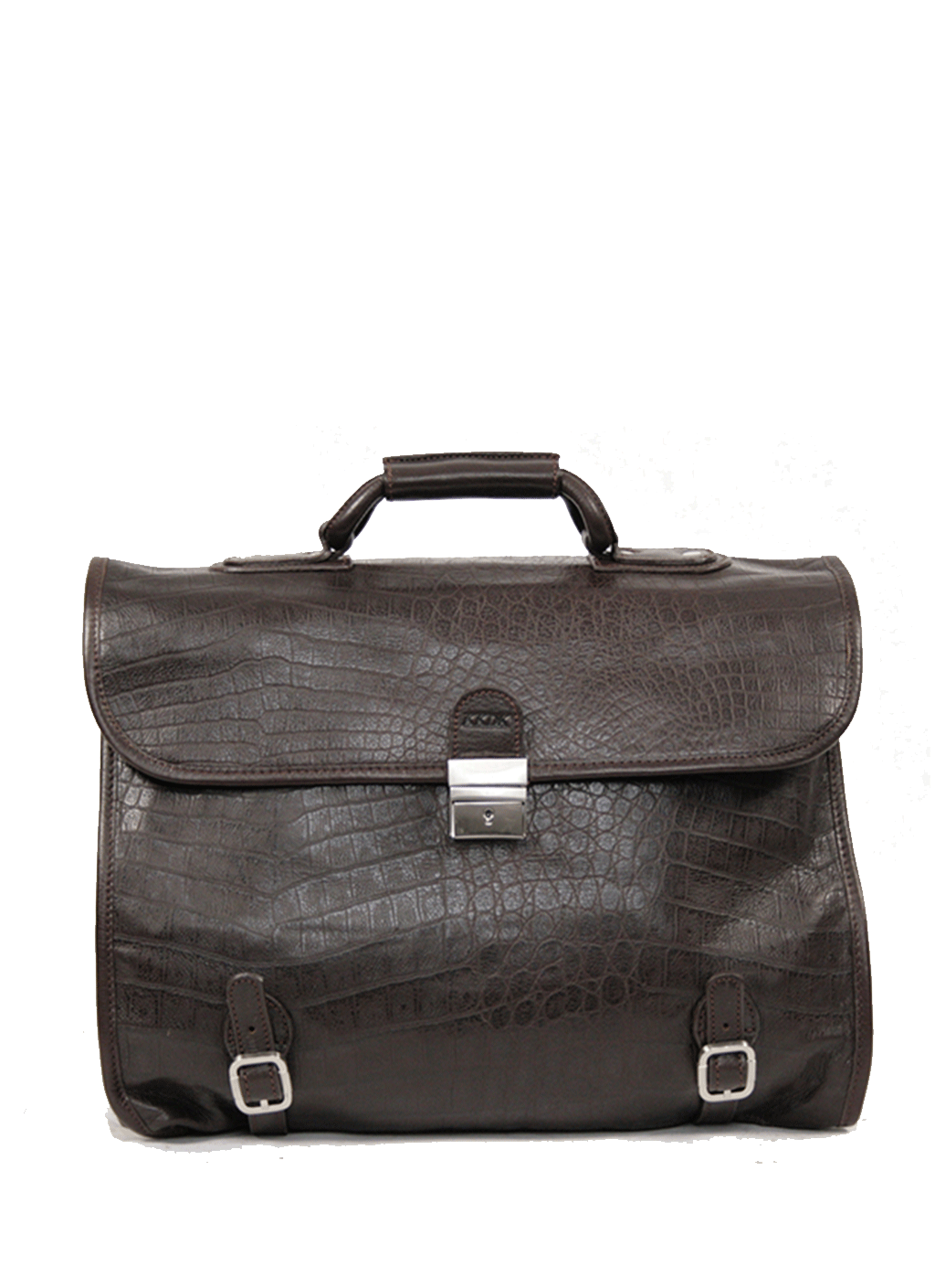 KKDK Briefcase Italian Croco Leather