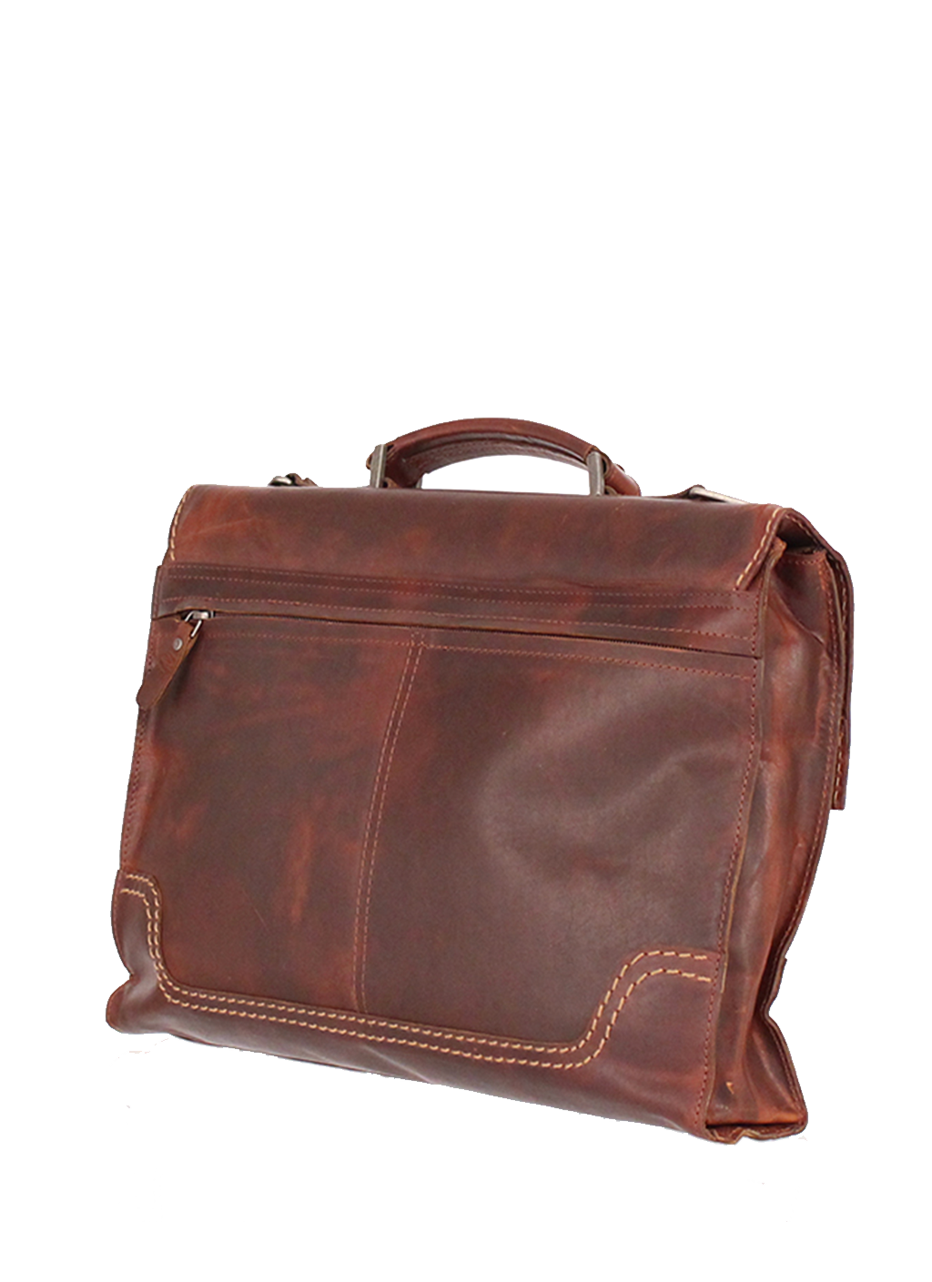 KKDK Lille Computertaske Med Overslag Læder