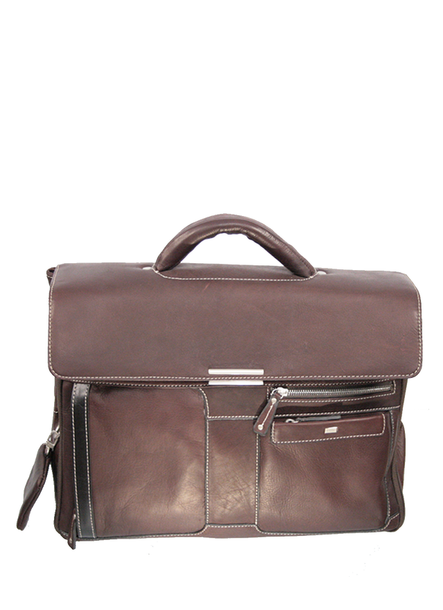 KKDK PC Briefcase Soft Leather