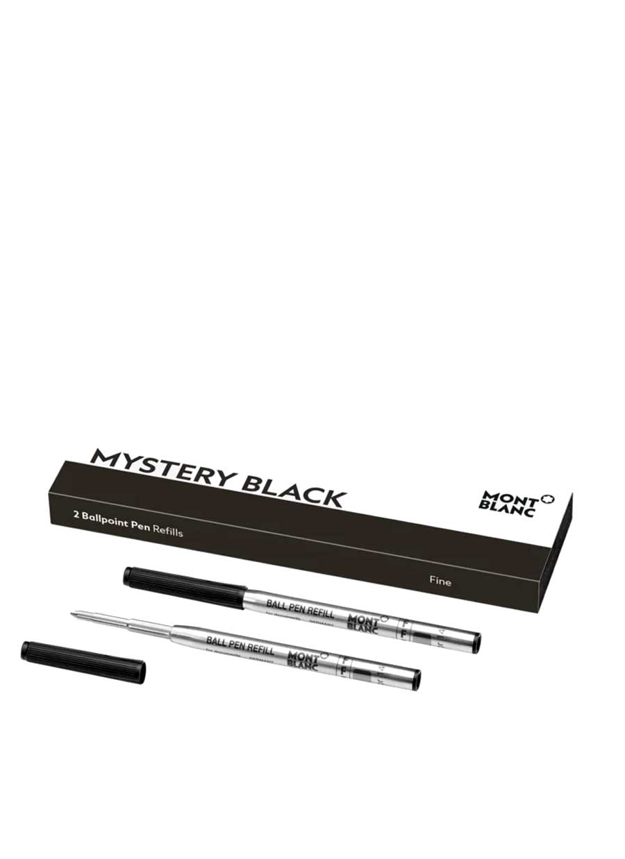 Montblanc 2 Ballpoint Pen Refill (F) Mystery Black