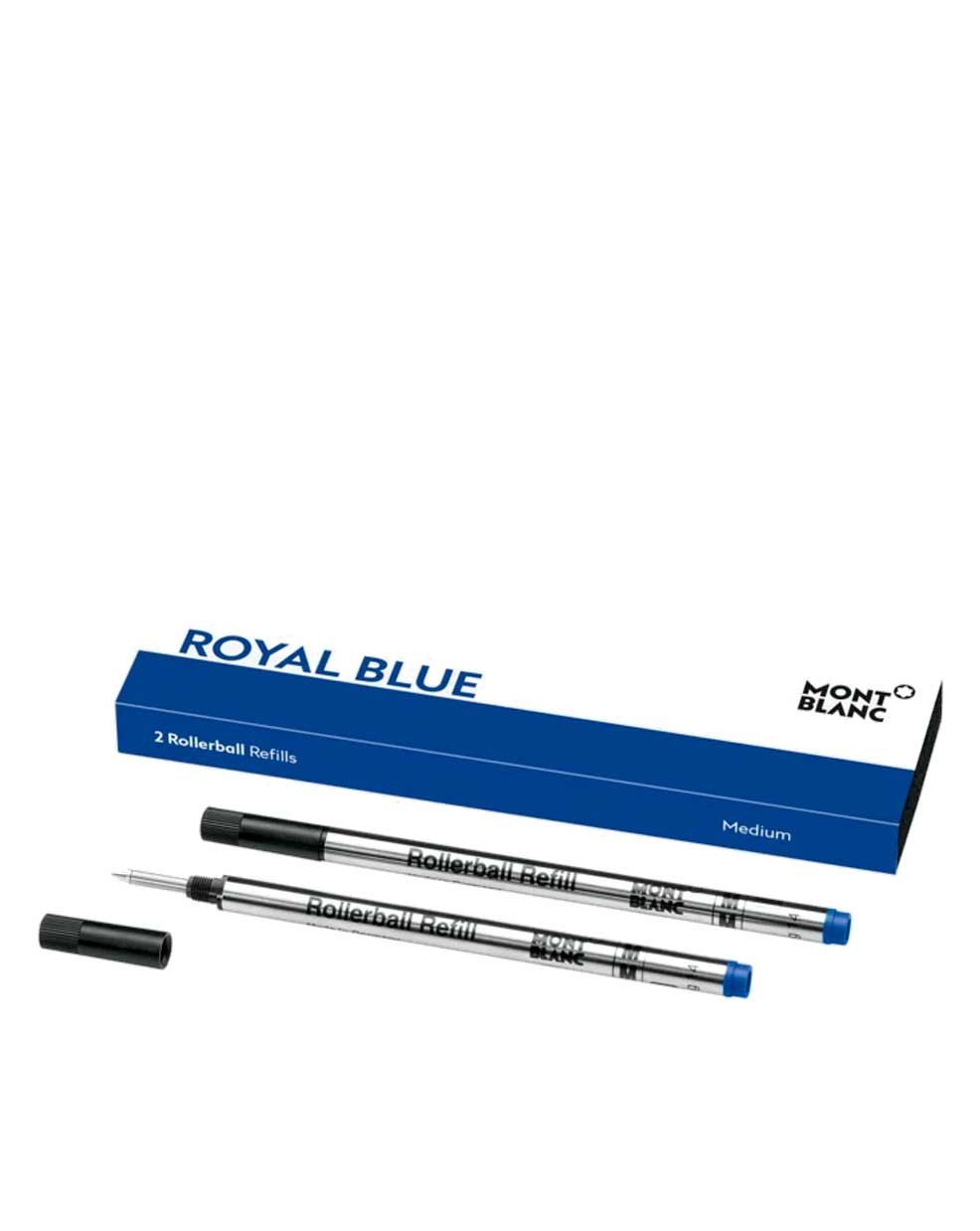 Montblanc 2 Rollerball Refills (M), Royal Blue