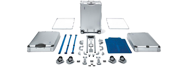 Reparation af RIMOWA kufferter