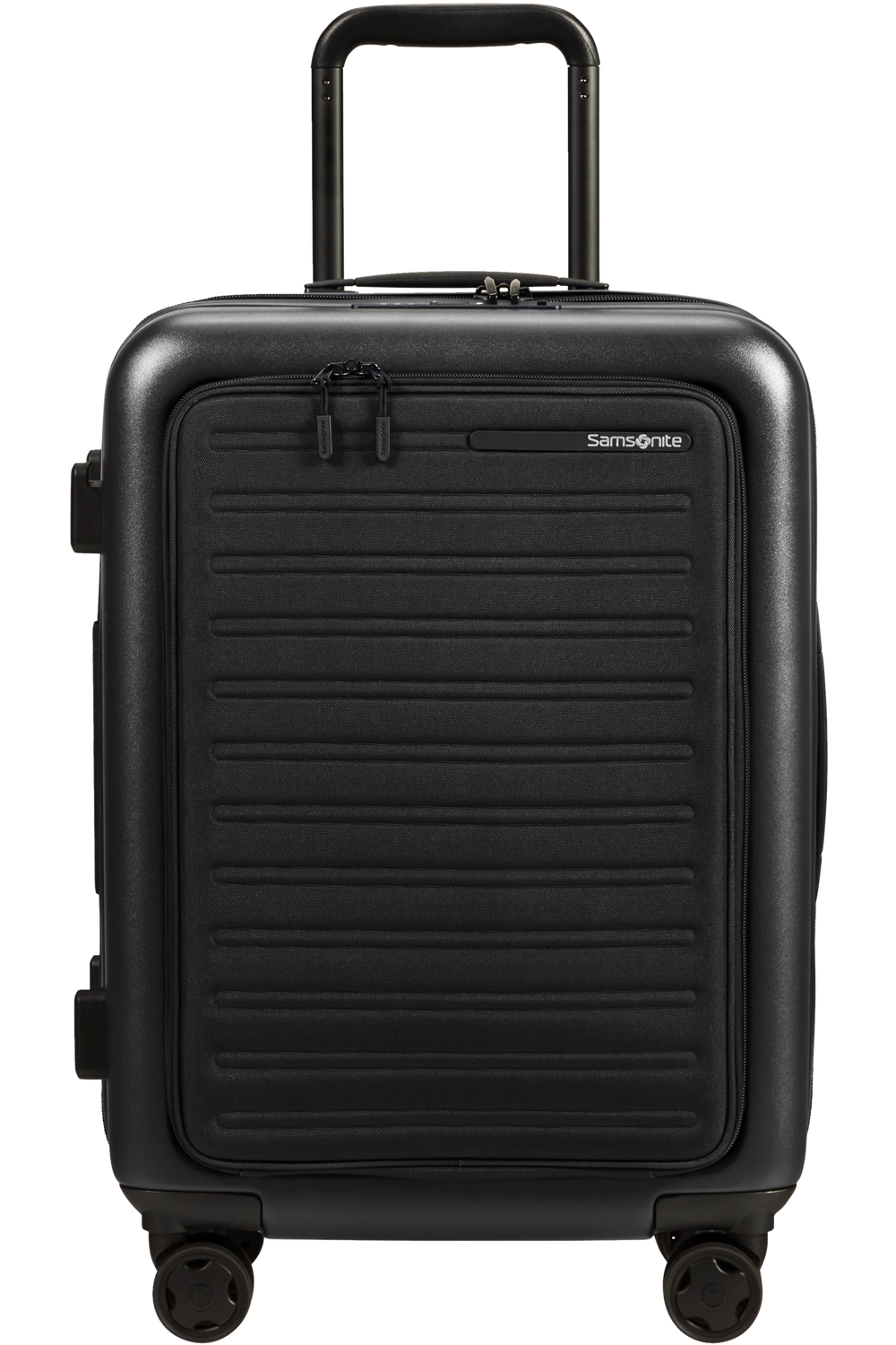 Samsonite Stackd Spinner 55cm Kabine Kuffert m. Frontlomme