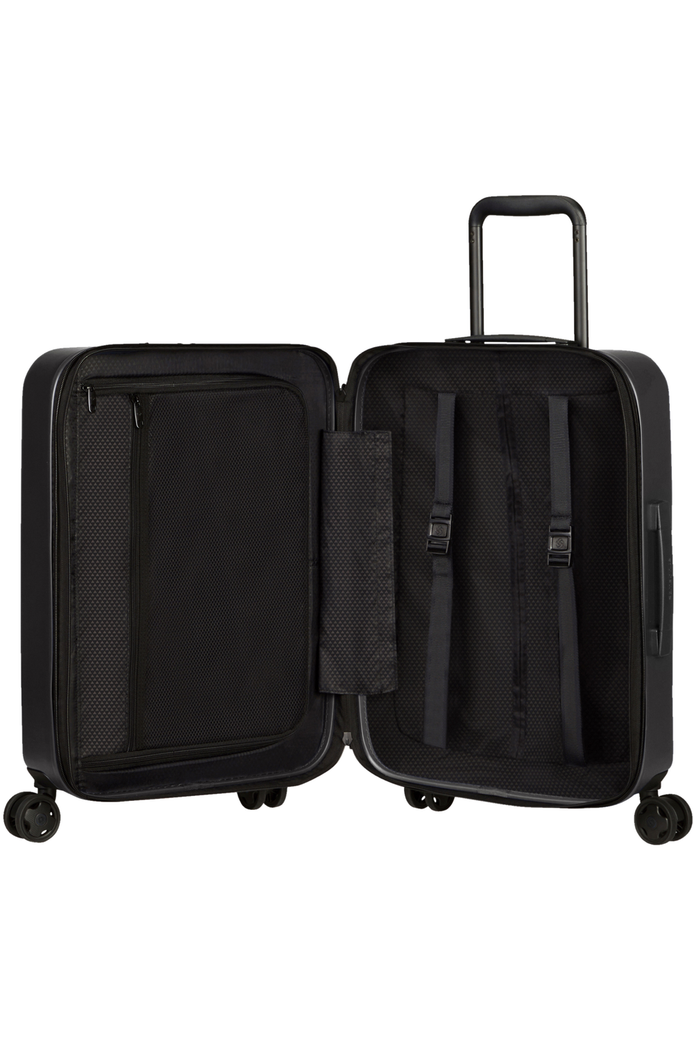 Samsonite Stackd Spinner 55cm Kabine Kuffert m. Frontlomme