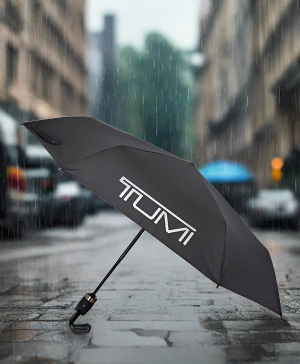 Tumi Black Umbrella with Automatic Close