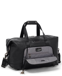 TUMI Alpha Double Expansion Travel Satchel Leather