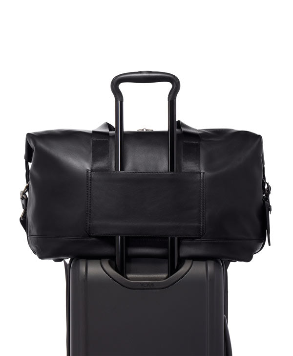 TUMI Alpha Double Expansion Travel Satchel Leather