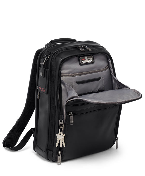 TUMI Alpha 3 Slim Backpack Leather